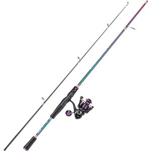 Sougayilang Fishing Rod and Reel Combo, Medium Fishing Pole with Spinning Reel Combo, 2-Piece Fishing Combo-6' Spinning Rod and ZSR2000 Spinning Reel