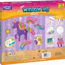 Imagimake Window Art Unicorn | Stained Glass Kit | Unicorn Girls Toys Age 6-8 | 6 Year Old Girl Birthday Gift | Art and Crafts for Girls 8-12 | DIY Suncatcher Kit for 5,6,7,8,9,10,11,12 Year Old Kids