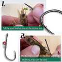 Grombolar Live Shrimp Hook Set,Freshwater/Saltwater Fishing Gear,Fishing Lures,Ideal for Catfish,Groupers, Bass,Trout & More