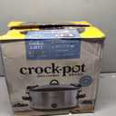 Crock-Pot SCCPVL600S Cook' N Carry 6-Quart Oval Manual Portable Slow Cooker, Silver