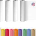 White Paper Roll 24" x 1200" (100 feet), Pack of 4 - USA-Made Quality White Kraft Paper 50lb Thickness for Packing, Shipping & Crafts/Arts - 100% Recyclable Natural Wrap Material by IDL Packaging