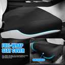 Nappa Leather Car Seat Covers for 2025 2026 Ford Explorer Escape SUV Accessories Anti-Slip Full Wrap Front Bottom Car Seat Protector, Breathable for All-Season (Not for Pickups Trucks)