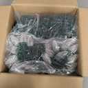 C9 Christmas Lights Outdoor with 100 Spring Clips 65FT 100 LED, C9 String Lights Waterproof Connectable Commercial Grade for Outside House Roof Patio Garden Yard Outdoor Christmas Decorations, White