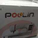 PooLin EOC06 Embroidery Machine,11"x7.9",7.9"x7.9",5.5"x5.5" Embroidery Area,Computerized Embroidery Machine for Beginners Gifts,7" Touchscreen,200 Built-in Designs,USB & Wireless
