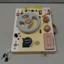 Joyreal Toddler Busy Board with LED Lights, Steering Wheel, Sounds, Montessori Toys for 1+ Year Old,