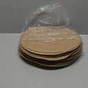 Yunlly Set of 48 Round Burlap Placemats Bulk Burlap Farmhouse Placemats Set Heat Resistant Table Mats Circle Jute Charger Place Mats for Wedding Holiday Dinner Rustic Table Decorations(11.8 in,Brown)