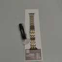 MioHHR Slim Metal Band Compatible with Apple Watch Band 42mm(Series 11 10) 41mm(Series 9 8 7) 40mm(Series 6 5 4 SE3/2/1) 38mm(Series 3 2 1),Stainless Steel iWatch Bands for Women,Silver/Gold