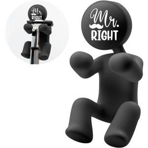 AGMDESIGN Mr Right Silicone Razor Holder, Funny Bathroom Decor for Inside Shower, Cool Gadgets Leg Razor Holder for Men Boyfriend Mr, Valentines Day Birthday Gifts for Men Boyfriend Husband Groom