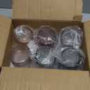 Mfacoy Colored Hobnail Drinking Glasses Set of 6, 12oz Vintage Kitchen Glassware, Embossed Beaded Glass Cups, Water Glasses, Beaded Colorful Water Tumbler for Cocktail, Juice and Various Mixed Drinks