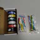 Fermerry 18 AWG Stranded Wire Spool 10ft Each 6 Colors Flexible 18 Gauge Silicone Hook up Wire Kit Electrical Tinned Copper Wire