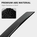 ABS Rear Spoiler Wings Compatible with Au-di A4 S4 B8.5 Sedan All Models 2013 2014 2015 2016, [Glossy Black Style] Rear Trunk Spoiler Lip Tail Wing Rear Trunk Lid
