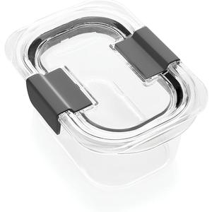 Rubbermaid Brilliance Food Storage Container, Small, 1.3 Cup, Clear, 1-Pack