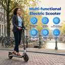 Electric Scooter Adult, 8.5" Tires, 21 Miles & 20 Mph by 500W Motor
Foldable E-Scooter for Commuting & City Travel, Big Display, Cruise Control, EABS & Drum Brake