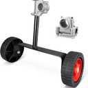 Adjustable String Trimmer Support Wheel Attachment 26mm(1 inch) and 28mm(1.1 inch) for Weed Trimmer Gas String Trimmer Petrol/Electric Brushcutter Strimmer