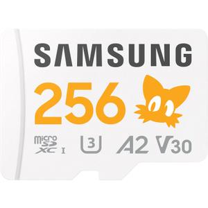 Samsung PRO Plus Sonic The Hedgehog + Adapter, 256GB microSDXC, Up-to 180MB/s, Full HD & 4K UHD, UHS-I, C10, U3, V30, A2, for Nintendo-Switch, Steam Deck, GoPRO, DJI Drone, Tablets (MB-MD256SA/LC1)