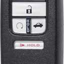Smart Key Fob Keyless Entry Fits for Honda Accord Insight 2018-2022 (FCC ID:CWTWB1G0090 P/N:72147-TVA-A01) Remote Control Key Replacement 5 Button