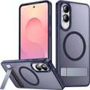 SPIDERCASE Magnetic for Samsung Galaxy S25 Edge Case, [3 Stand Ways][ Military Grade Drop Protection] with Invisible Stand Shockproof Slim Case for S25 Edge 5G,Blue