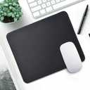 Zhithink 11 Pack Mouse Pad with Reinforced Stitching Edge, Washable Mousepad with Grippy Non-Slip Rubber Base, 0.12 Inch Thick Smooth Tracks Computer Mouse Pads Bulk for Desk, Black, 10.2x8.2 Inch