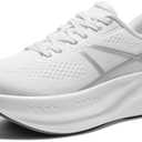 Women's Road Running Shoes Cushion Tennis Shoes Non-Slip Comfortable Lightweight Gym Workout Athletic Arch Support Walking Sneakers Active5K (White), US 8.5