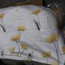 Dinjoy Quilt Set Queen Cute Floral Bedspread Coverlet Yellow Flower Quilts Microfiber Lightweight Summer Bedding Sets Reversible Soft Quilted Bed Cover for All Season(96"x90")