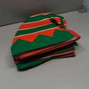 Yaomiao 12 Pcs Christmas Elf Felt Hat Green Red Elf Hats Bulk with Bell Santa Hat for Christmas Party Costume Favors