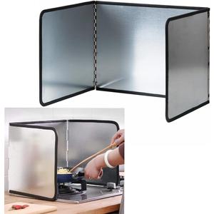 Stove Splatter Guard Grease Splatter Guard Splatter Shield Nonstick Stove Splash Guard Splatter Screen For Frying Oil Splatter Guard Backsplash Guard, M