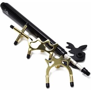 Collapsar Retractable Billiards Pool Cue Stick Bridge with Removable Metal Bridge Head,Billiards Pool Cue Accessory for Pool Table