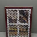 12x16 Picture Frame 5x7 Collage Picture Frame Displays Four 5x7 inch Photos or 12x16 (Without Mat) for Available Horizontal Wall Mounting Display and Vertical Redwood