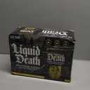 Liquid Death, Sparkling Mountain Water, 12-Pack (12oz Cans), Natural Mountain Source, Infinitely Recyclable Ice-Cold Cans (BB 05/12/2028)