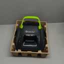 Cordless Robotic Pool Cleaner, Lasts 90 Min, Automatic Vacuum for Above-Ground Pools up to 860 Sq.ft, Portable, Self-Parking, Green