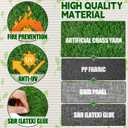 8 Pcs Golf Artificial Grass Mat Placemats Green Fake Grass Tiles Table Centerpieces Placemats Sport Theme Party Decorations for Wedding Baby Shower Golf Lovers