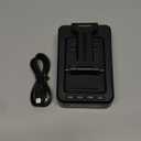 Cell Phone Stand with Wireless Bluetooth Speaker and Anti-Slip Base HD Surround Sound Perfect for Home and Outdoors with Bluetooth Speaker for Desk Compatible with iPhone/ipad/Samsung Galaxy (Black)