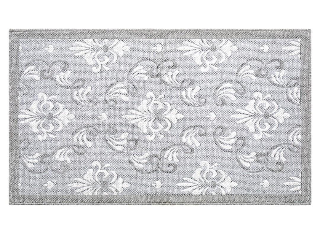 DEXI Door Mat 17x30, Washable Floral Entryway Mats Low Profile, Absorbent Muddy Dirt Doormats for Entrance Inside Home, Porch