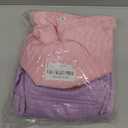 2 Pack Dog Hoodie Sweaters for Small Medium Dogs Warm Dog Clothes for Large Dogs Soft Waffle-Like Laminated Sweatshirt Bulldog (Pink+Purple, L (Back: 19",Chest: 28", Neck: 17.5"))