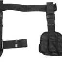 DROP LEG HOLSTER & MAG POUCH X4 - BLACK (CV2908)