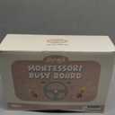 Joyreal Toddler Busy Board with LED Lights, Steering Wheel, Sounds, Montessori Toys for 1+ Year Old, Fidget Board Sensory Travel Toy, Gifts for Boys and Girls