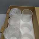 Hobnail Drinking Glasses Set,16 Oz Vintage Embossed Glass Tumbler for Cocktail, Beer, Juice, Water, Whiskey and Kitchen Glassware, 6 Pack