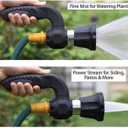 Generic Mighty Power Hose Blaster Nozzle Lawn Garden Car Washing, Black