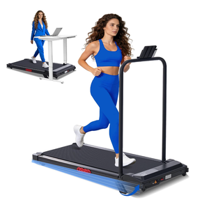 SUOUER Portable Walking Pad Treadmills for Home with Handle Bar & Incline