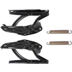 KUAFU Hood Hinge & Spring Compatible with 1965-1969 Chevy Chevrolet II/Nova Camaro Firebird Impala Caprice Bel Air Biscayne