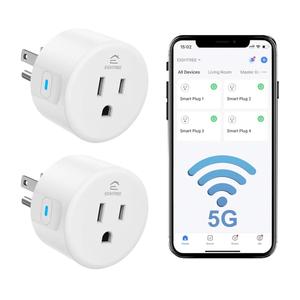 Eightree Smart Plug for 5GHz & 2.4GHz, Smart Outlet WiFi Socket with APP Remote Control, Compatible with Alexa, 2 Pack