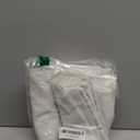 Nanspring Linen Cafe Curtains 30 Inch Length Light Filtering Semi Sheer Mini Curtains for Small Window Basement Bathroom Natural Back Tab Rod Pocket Pleated Short Sheer Kitchen Curtain 30x30 Cream