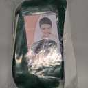 Besuante Short Green Wig Wavy Curly Costume Wigs with White Eyebrows for Halloween