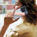 DOB SECHS Silicone Lip Holder with Card Holder Compatible with Lipstick Lip Glaze Phone Case Back Stick On Holder for iPhone and Android Smartphones Grey, Small