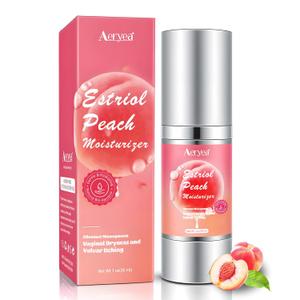 Estriol Peach Cream for Women's - Menopausal Hormone Balance Natural Bioidentical Estrogen Silky Cream for Relief Menopausal Vaginal Dryness & Vulva Itch 1 fl. oz(2 Month Supply)