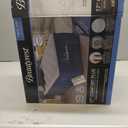 20" Queen Air Mattress with Built in Pump Upgraded Auto Stop Electric Pump Raised Luxurious Comfort 80"*60"*20" Queen Blow Up Mattress for Home and Guests 3 Mins in- Deflate 660 lbs Max (20" Blue & White)