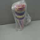 Tellingyou 24 Pcs Roller Skate Party Favors 12 Pcs 24 oz Roller Skate Plastic Cups with Lids and Straws 12 Tumbler Gift Box with Handle for Sports Theme Party Decoration Adults Birthday Supplies