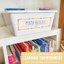 5 x Hadley Designs Desk Name Tags for Classroom - 25 Student Desk Name Plates for Classroom Decor, 9x3 Pastel Nametags Cubby Labels Teacher Supplies, 1st 2nd 3rd Grade Kindergarten Preschool Must Haves