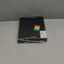 Binder with Plastic Sleeve 4 Pack 8.5"x11" Demo Book Black Portfolio Folder with Protective Film 30 Pockets 60 Page Capacity