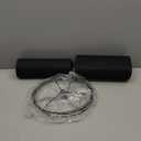 GO&SO Black Drum Lamp Shades Set of 2 Small Lampshade with Laser Drilling Design,10"Top10"Bottom10"High(Spider) Modern Tall Lamp Shades for Table Lamp,Bedside Lamps Replacement,Assembly Required